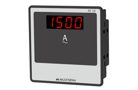 Multispan Ampere Meter - Digital 1Ø AC