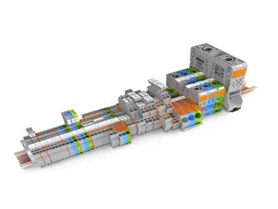 Wago Din Rail Connectors - Rail-Mount Terminal Blocks