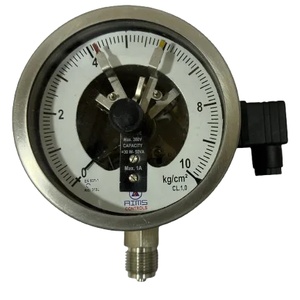 Hi-Case Switch Contact Pressure Gauge