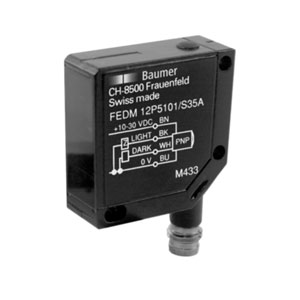 Baumer FEDM 12P5101/S35A Miniature Photoelectric Sensor